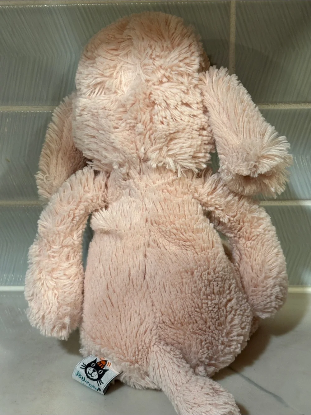 Jellycat Blush Pink Plush Poodle Dog Toy